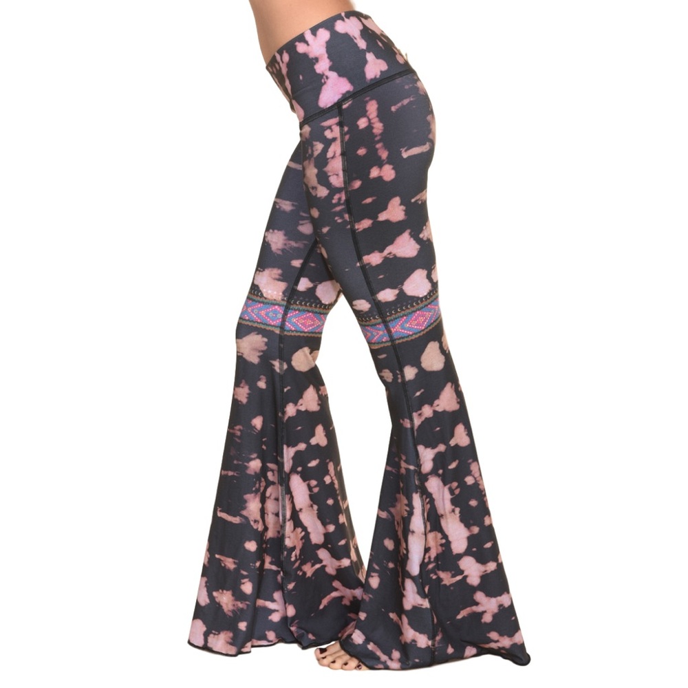 TEEKI tie dye Cusco Rambler bell bottom pants